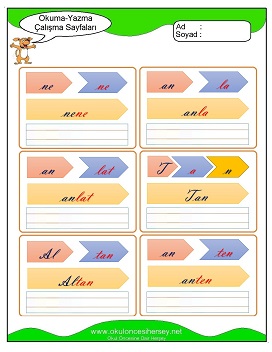 n sesi Grubu Çalışma Sayfaları